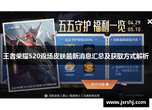 王者荣耀520返场皮肤最新消息汇总及获取方式解析